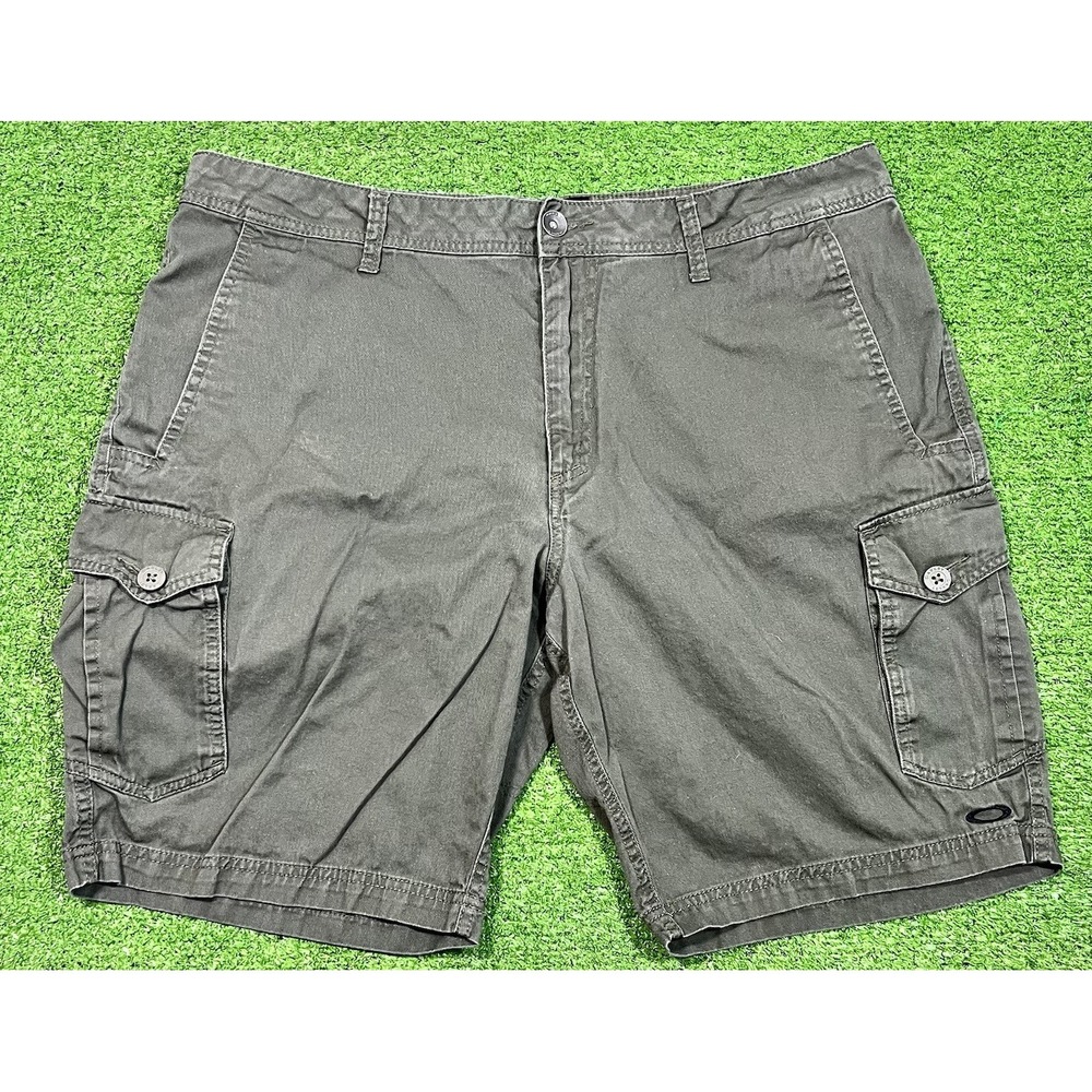 Vintage‎ Y2k Oakley Cargo Shorts 38 Hiking Pant Tactical Olive Drab Hunting